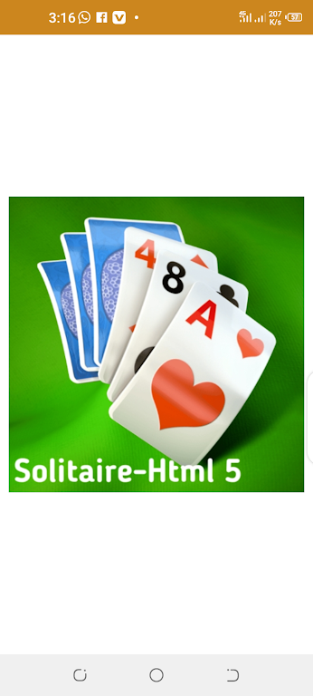 Solitaire Html5 Schermafbeelding 1