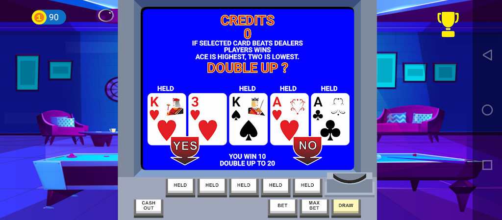 Video Poker Big Bet Captura de tela 1