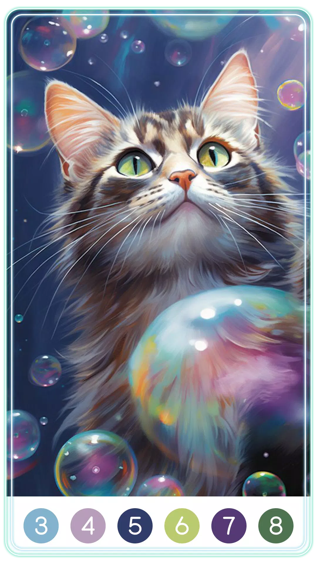 Cat Paint by Number Tangkapan skrin 2