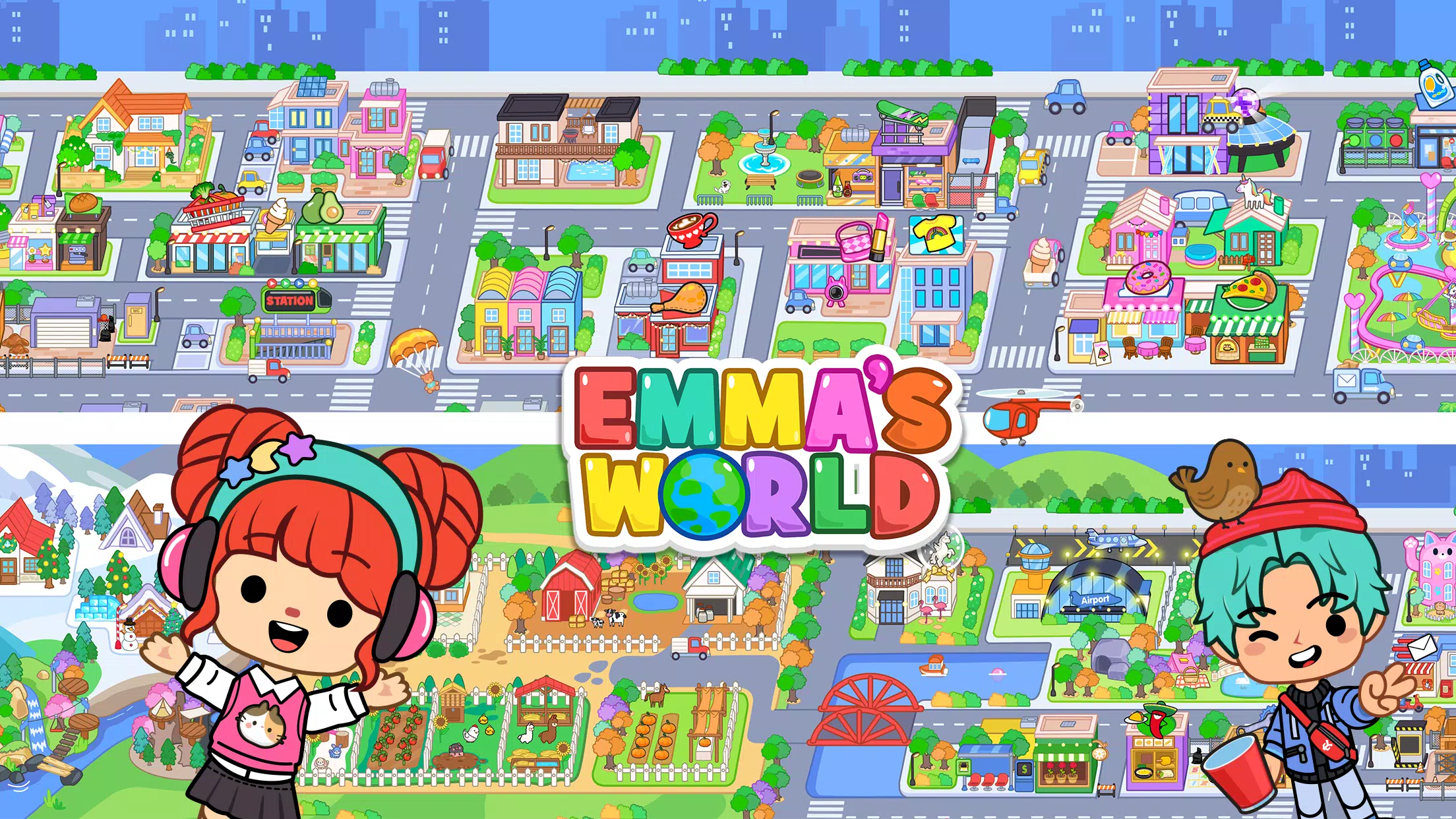 Emma's World - Town & Family应用截图第1张