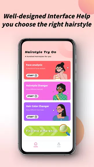 Hairstyle try on应用截图第3张