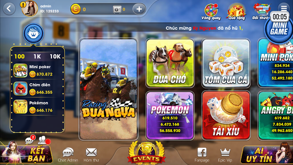 Epic JackPot: Đại gia Game bai Club Ekran Görüntüsü 0