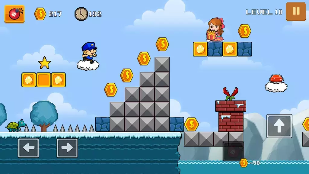 Super Dan's World - Run Game ภาพหน้าจอ 2