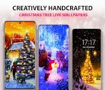 Christmas Tree Live Wallpaper Tangkapan skrin 1