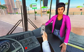 Bus Driving Sim- 3D Bus Games 스크린샷 0