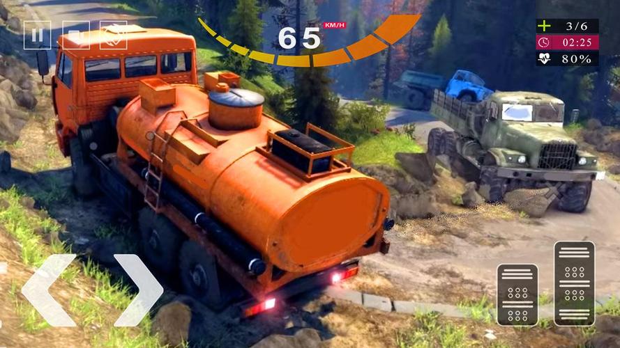 Oil Tanker Truck Games - Truck Schermafbeelding 1