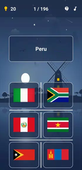 Flag quiz - Country flags Tangkapan skrin 2