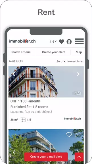 immobilier.ch ภาพหน้าจอ 0