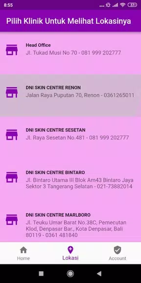 DNI SkinCentre MobileApp Tangkapan skrin 3