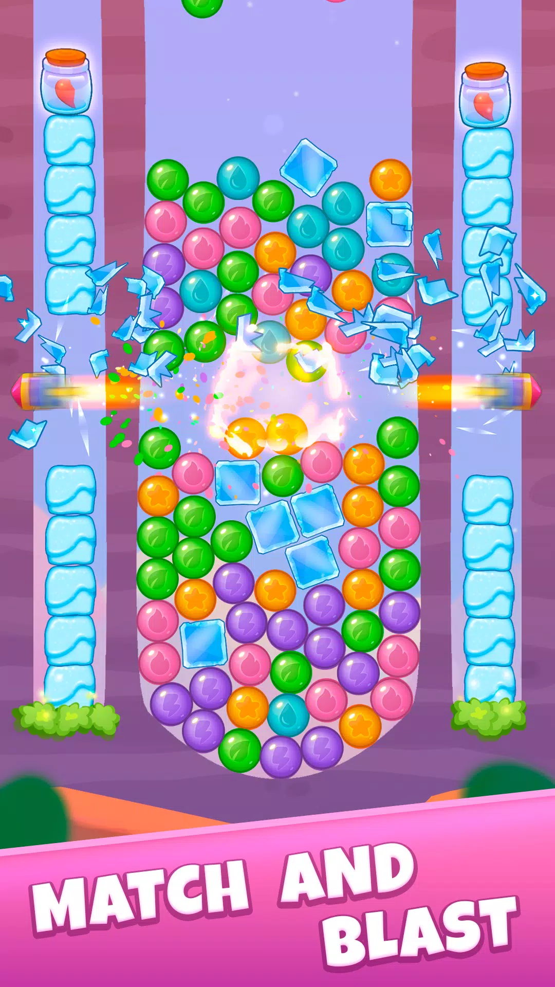 Pop Blast - Match Ball Puzzle ဖန်သားပြင်ဓာတ်ပုံ 2