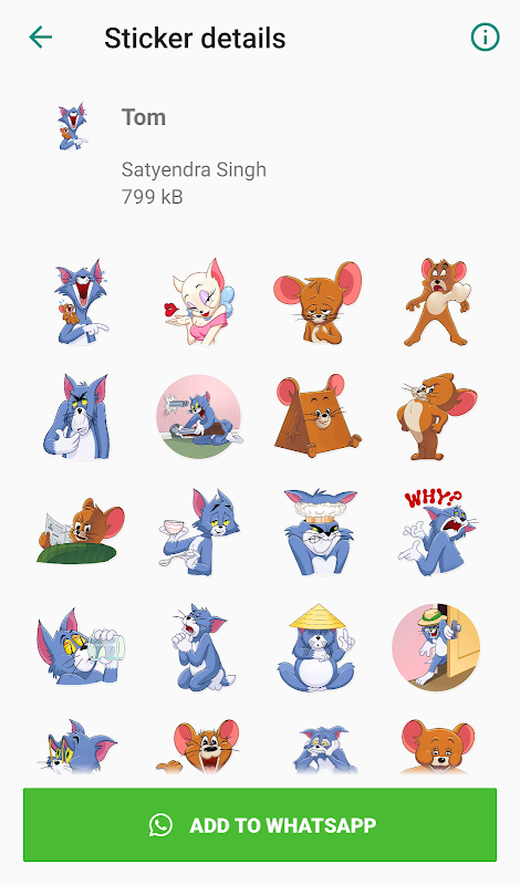 Cartoon Stickers for Whatsapp Captura de tela 0