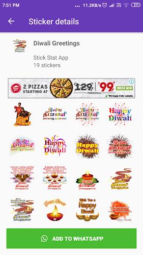 Tamil Stickers: WAStickerApps Zrzut ekranu 1