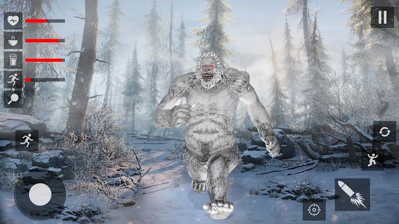 Bigfoot Yeti Hunt & Survival Tangkapan skrin 1