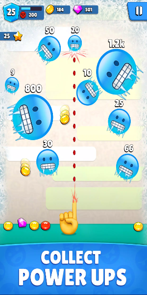 Emoji Ball Blast: Shooter Game ဖန်သားပြင်ဓာတ်ပုံ 0