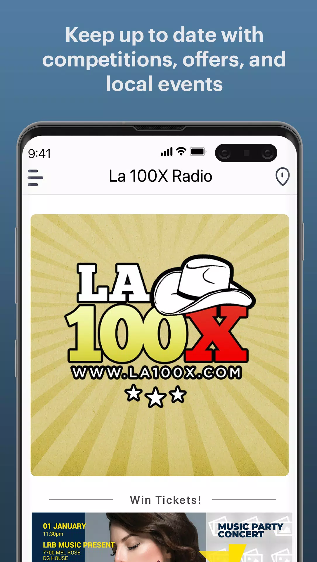 La 100X Radio應用截圖第0張