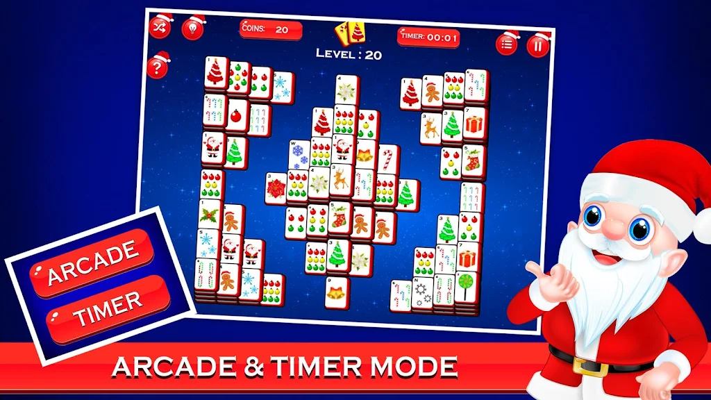 Mahjong Deluxe - Christmas Fun Screenshot 2