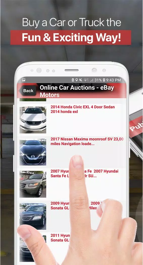 Public Car Auctions Directory ဖန်သားပြင်ဓာတ်ပုံ 0