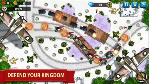 Tower Defense: Toy War ภาพหน้าจอ 1