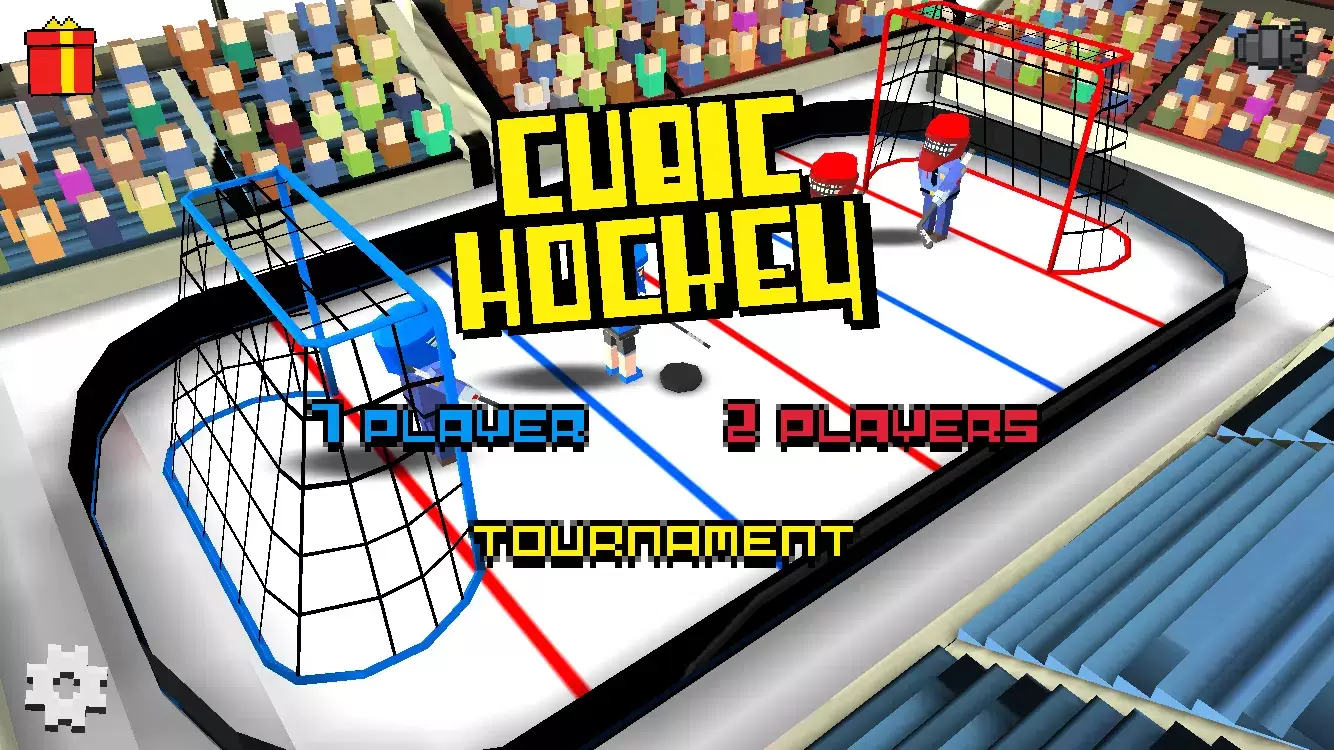 Cubic Hockey 3D Скриншот 0