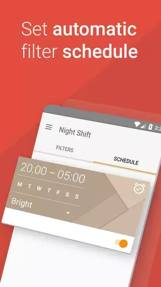 블루라이트차단앱 - 블루 라이트 필터 (나이트 시프트) 스크린샷 3