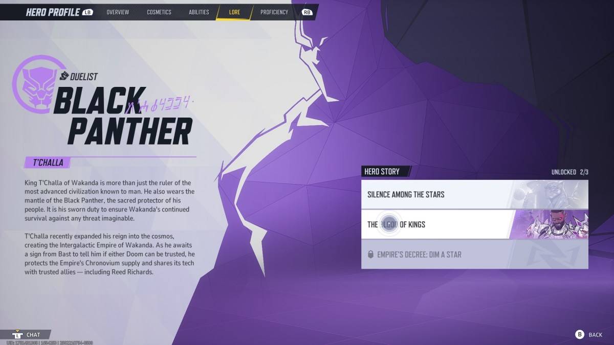 The Black Panther Lore: The Blood of Kings ใน Marvel Rivals
