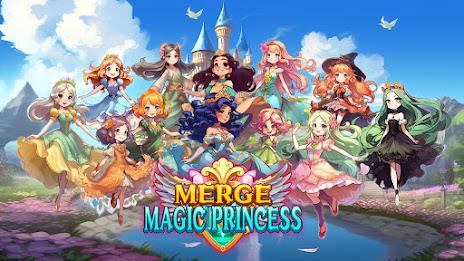 Merge Magic Princess: Tap Game Zrzut ekranu 0