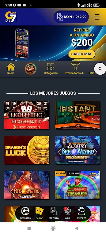 Gana777 Apuestas y Casino スクリーンショット 3