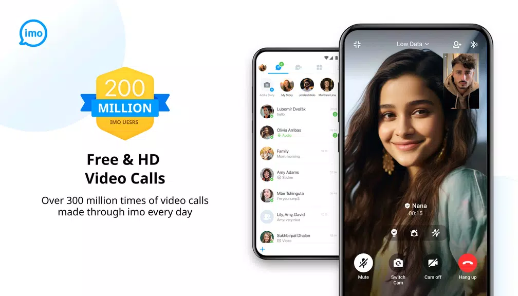 imo Lite -video calls and chat スクリーンショット 0