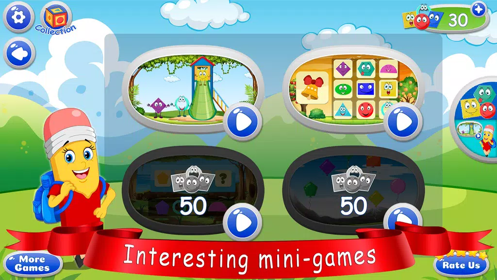 Schermata Learn shapes — kids games 3