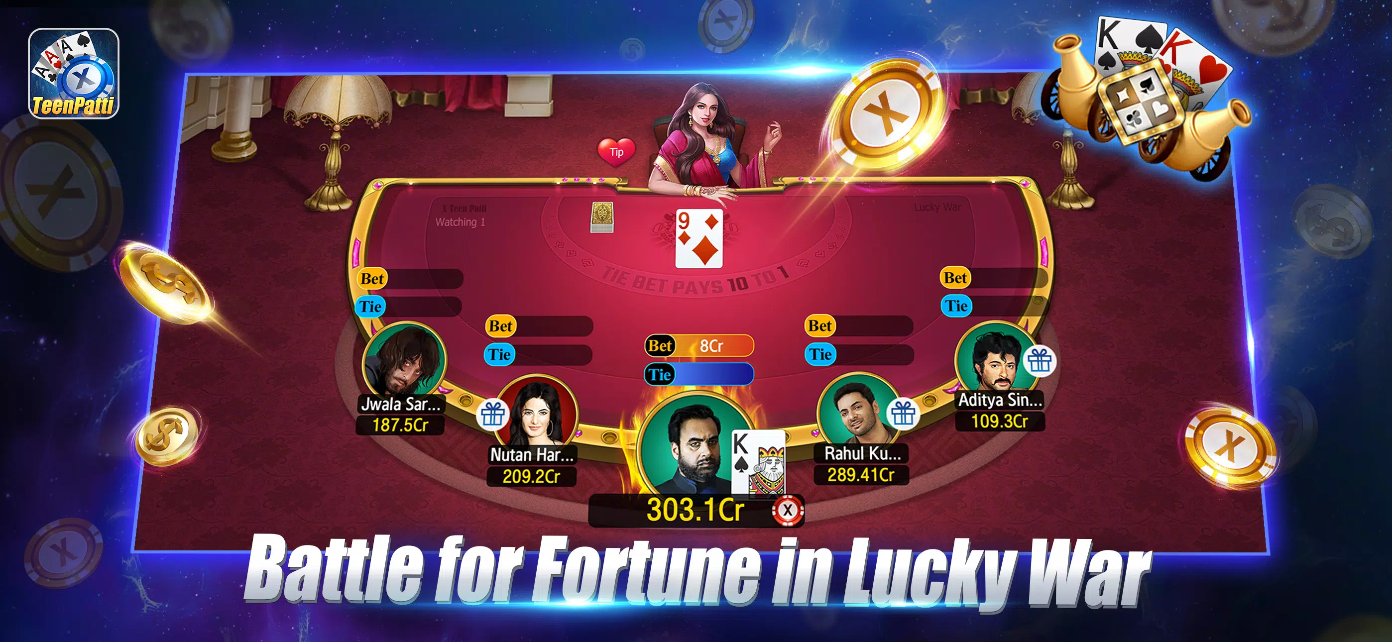 X Teen Patti Capture d'écran 1