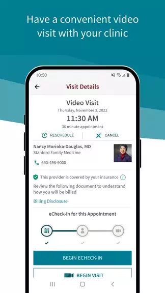 Stanford Health Care MyHealth Tangkapan skrin 1