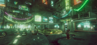 VR Cyberpunk City Capture d'écran 3