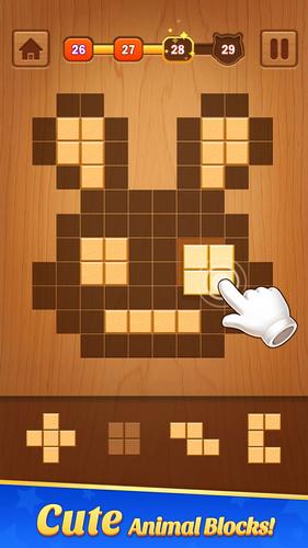 Wooden Block Adventure Schermafbeelding 2