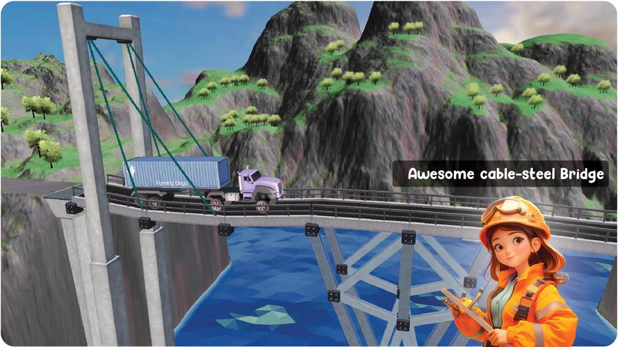 Schermata Bridge Constructor 3