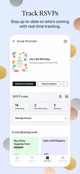 Evite: Email & SMS Invitations應用截圖第2張