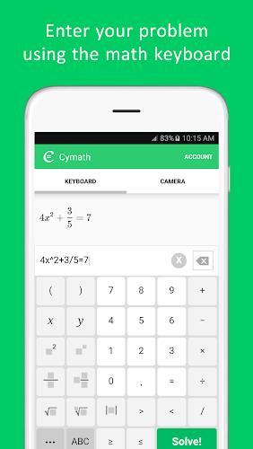 Cymath  - 数学問題ソルバー スクリーンショット 2