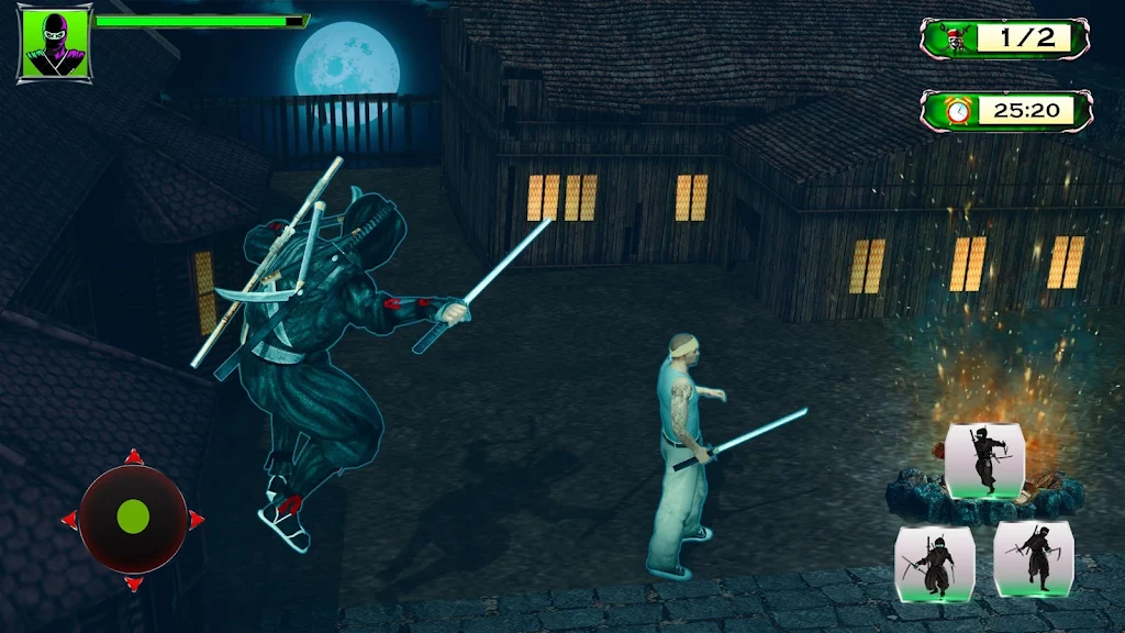 Ninja Hero Assassin Samurai Pirate Fight Shadow ဖန်သားပြင်ဓာတ်ပုံ 0