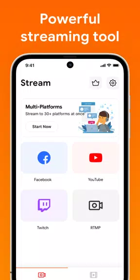 Live Now - Live Stream Capture d'écran 1