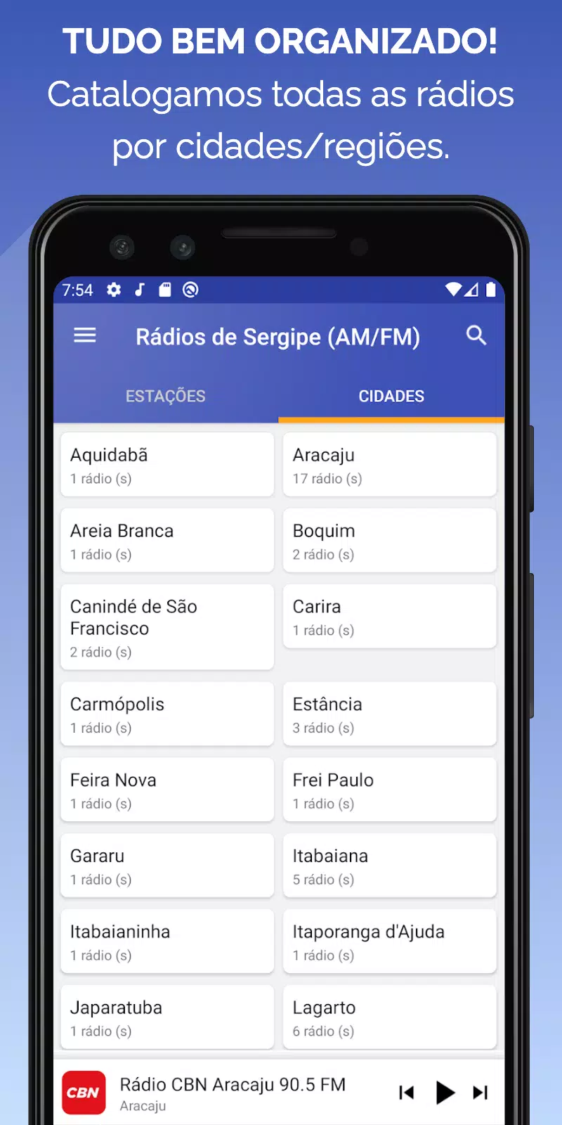 Rádios de Sergipe (AM/FM) Capture d'écran 1