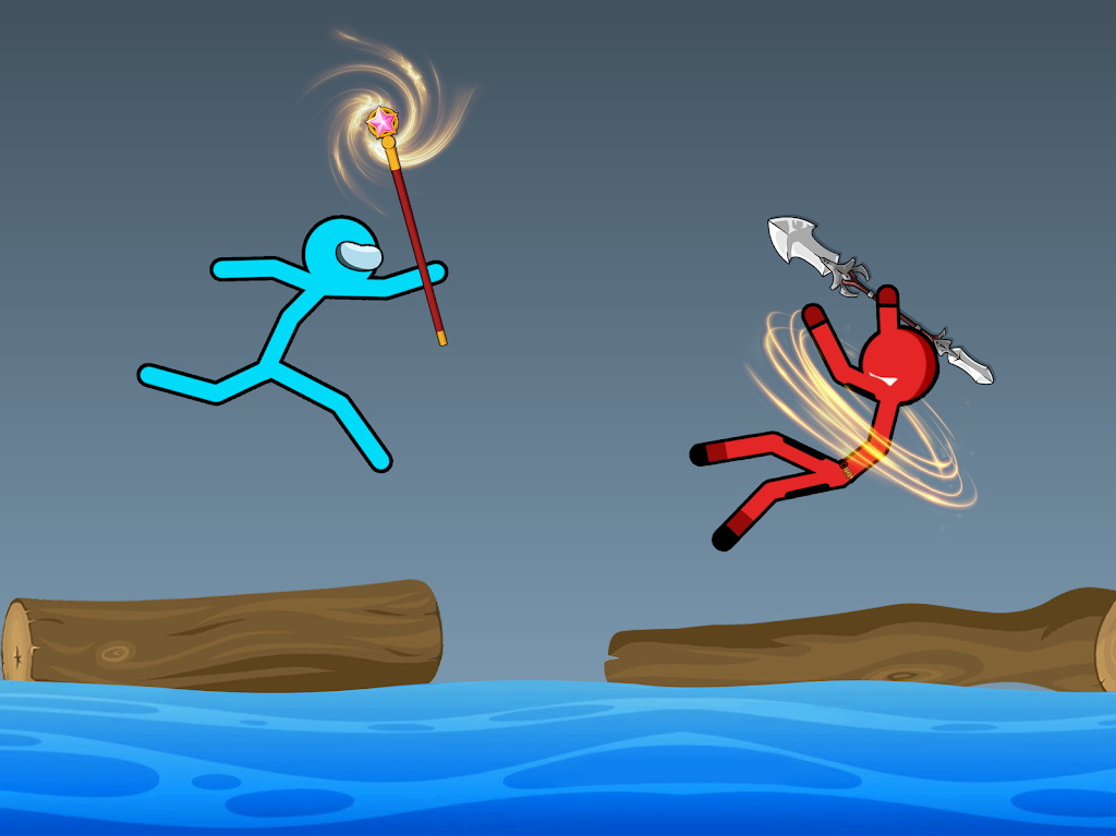 Stick-man Clash Fighting Game Captura de tela 0