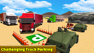 Truck Parking Truck Games Captura de pantalla 0