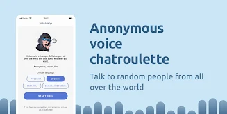 Voisa: voice chatroullette Screenshot 2