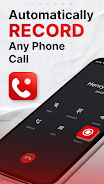 Auto Call recorder App Captura de pantalla 0