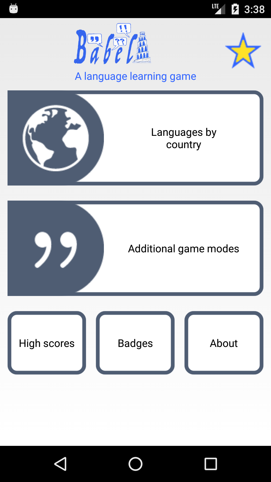 Babel - Language Guessing Game Screenshot 0