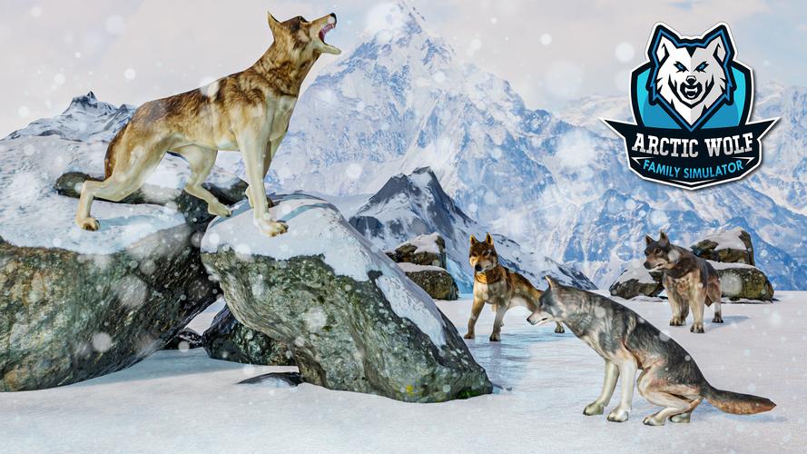 Schermata Arctic Wolf Family Simulator 2