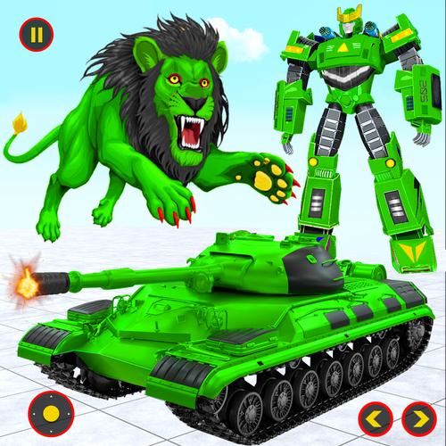 Army Tank Lion Robot Schermafbeelding 0