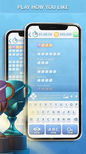 Crossword Fun Word Puzzle ဖန်သားပြင်ဓာတ်ပုံ 3