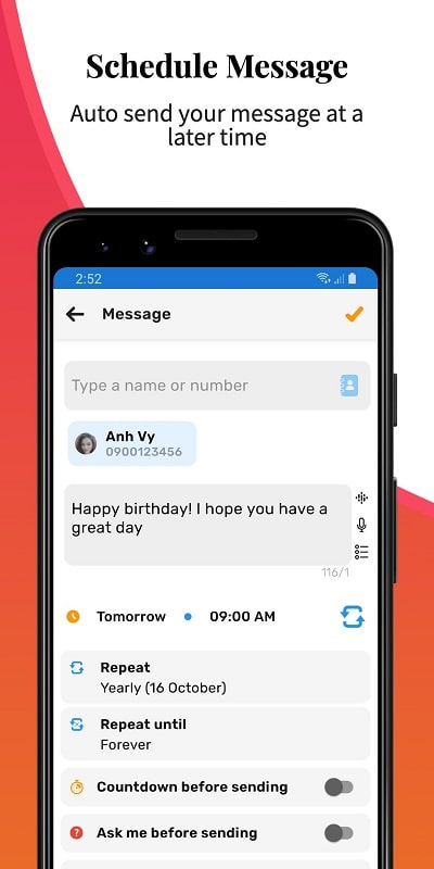 Auto Text: Automatic Message應用截圖第1張