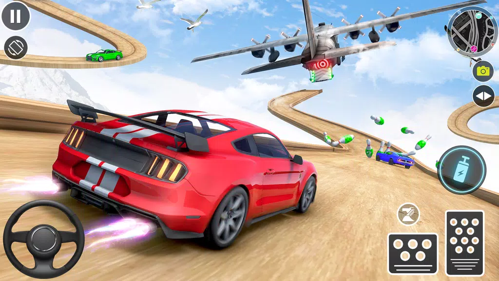 Muscle Car Stunts - Ramp Car Screenshot 1