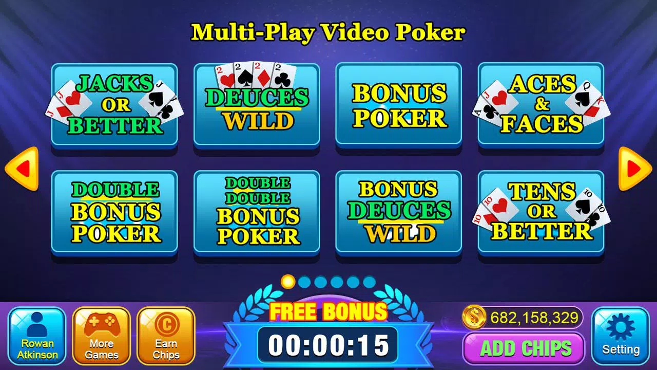 Video Poker Games - Multi Hand ဖန်သားပြင်ဓာတ်ပုံ 0